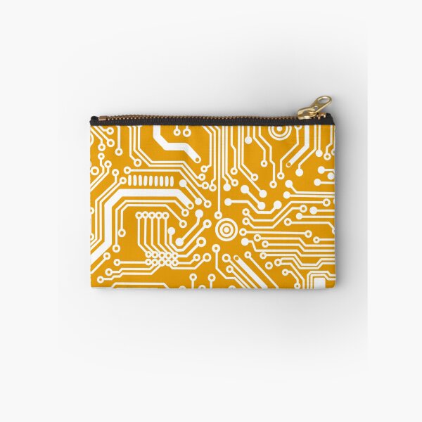 Item preview, Mustard yellow microchip hardware circuit design designed and sold by Giulia  Palazzo.