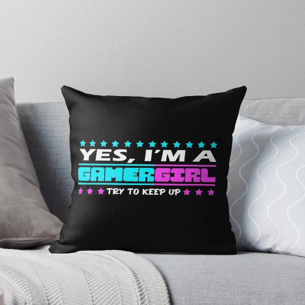 Item preview, Gamer girl funny quote, gaming girls gift idea designed and sold by AS-Shirts.