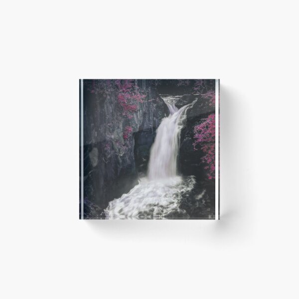Item preview, Beautiful pink fantasy Waterfall river designed and sold by HaleyRedshaw.