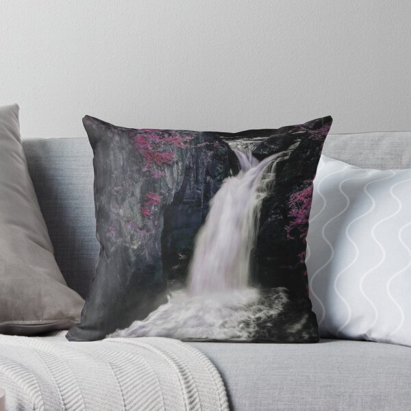 Item preview, Beautiful pink fantasy Waterfall river designed and sold by HaleyRedshaw.