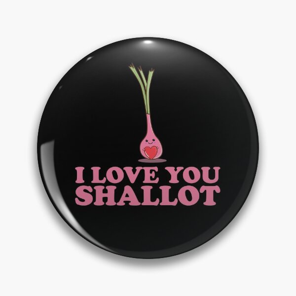 Item preview, I Love You Shallot - Cute Kawaii Valentine Pun designed and sold by Kawaiindoodle.