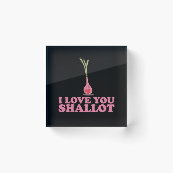Item preview, I Love You Shallot - Cute Kawaii Valentine Pun designed and sold by Kawaiindoodle.