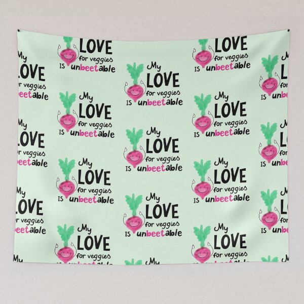 Item preview, My LOVE for veggies is unbeetable - Punny Garden designed and sold by PunnyGarden.