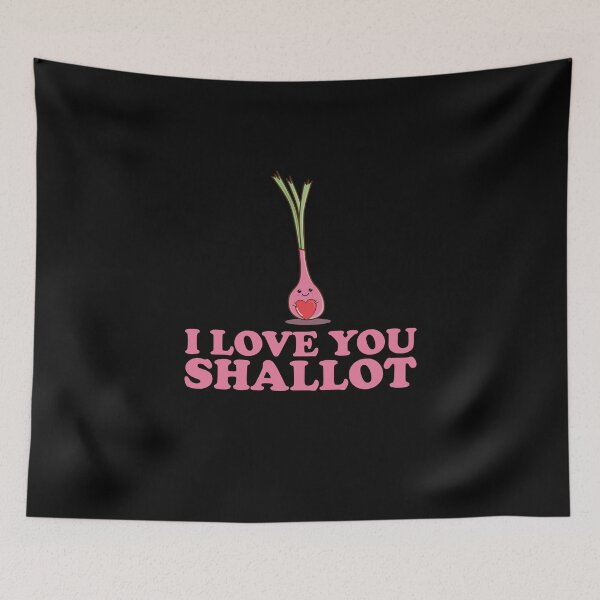 Item preview, I Love You Shallot - Cute Kawaii Valentine Pun designed and sold by Kawaiindoodle.