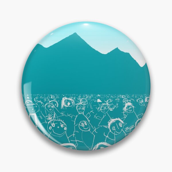 Item preview, Kids Art Crowd Teal designed and sold by Quooki.