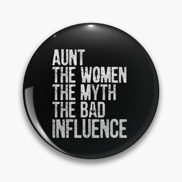 Item preview,  Vintage Aunt The Woman The Myth The Bad Influence Retro For beautiful auntie designed and sold by ZETTIF ⭐⭐⭐⭐⭐.