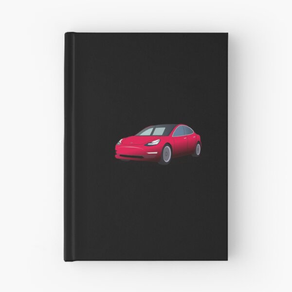 Item preview, Red Tesla Model 3 drawing designed and sold by happiness18.