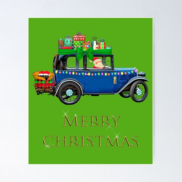Item preview, Santa Delivers Christmas Presents in a Classic designed and sold by nando270.