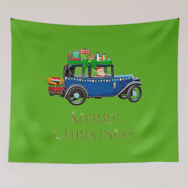Item preview, Santa Delivers Christmas Presents in a Classic designed and sold by nando270.