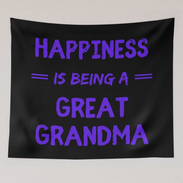 Item preview, Happiness is being a great grandma funny grandma quote designed and sold by OneTimeEngineer.