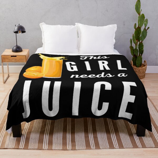 Item preview, This girl needs a juice. Illustration. White text. Capitals and lower case. designed and sold by JellyBeenzz.