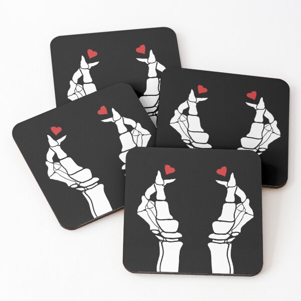 Item preview, Sarang/ Love (Two Hearts with Skeleton Hands) (Korean)  designed and sold by eagleka22.