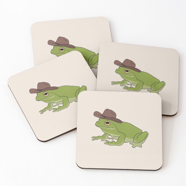 Item preview, Frog With Cowboy Hat designed and sold by lojains.