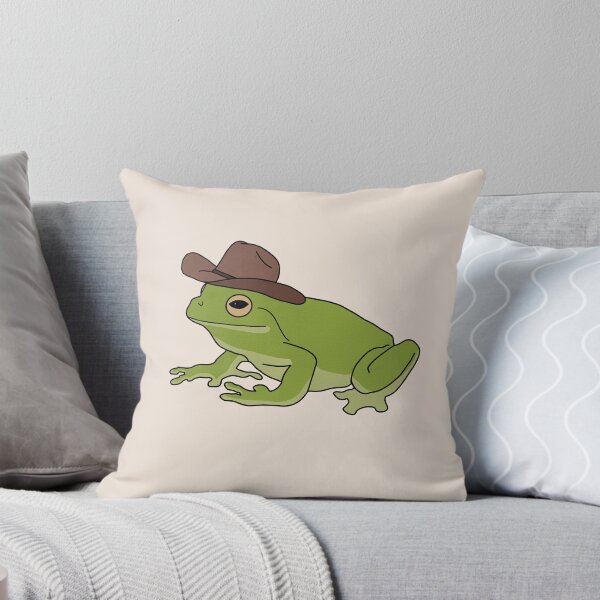 Item preview, Frog With Cowboy Hat designed and sold by lojains.