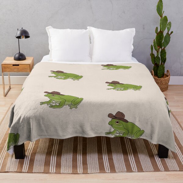 Item preview, Frog With Cowboy Hat designed and sold by lojains.