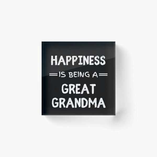 Item preview, Happiness is being a great grandma funny grandma quote designed and sold by OneTimeEngineer.