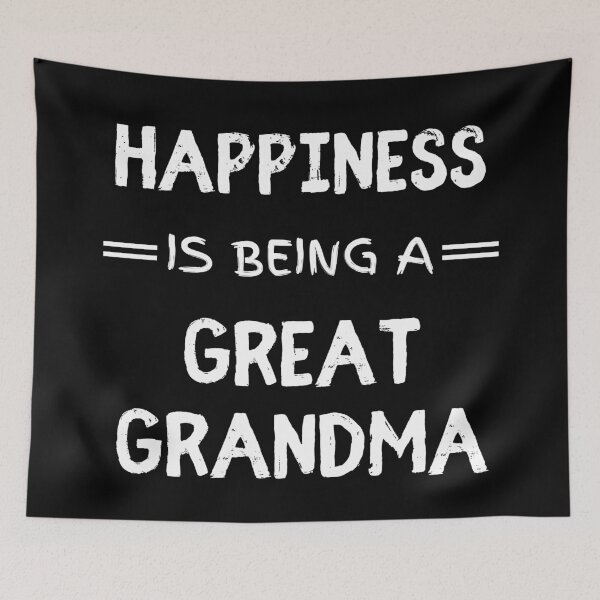 Item preview, Happiness is being a great grandma funny grandma quote designed and sold by OneTimeEngineer.