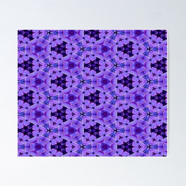 Item preview, Floral hex Kaleidoscope pattern  designed and sold by AYACHI90.