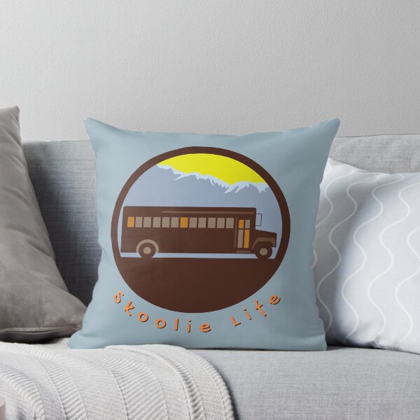 Item preview, Skoolie Life, School Bus Conversion, Mountains designed and sold by ElizabethMayArt.