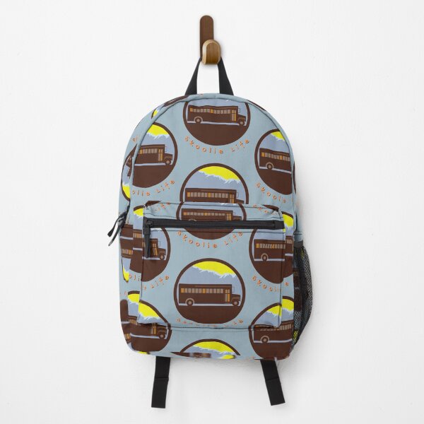 Item preview, Skoolie Life, School Bus Conversion, Mountains designed and sold by ElizabethMayArt.