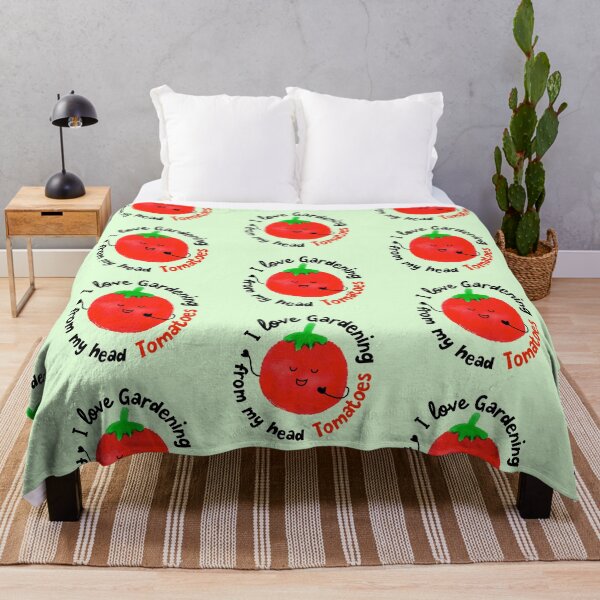 Item preview, I love Gardening from my head Tomatoes - Punny Garden designed and sold by PunnyGarden.