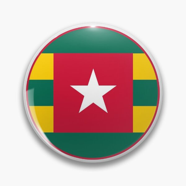 Item preview, Togo Flag Gifts, Masks, Stickers & Products (GF) designed and sold by mpodger.