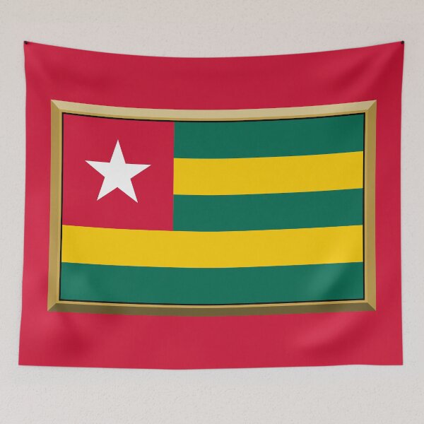 Item preview, Togo Flag Gifts, Masks, Stickers & Products (GF) designed and sold by mpodger.