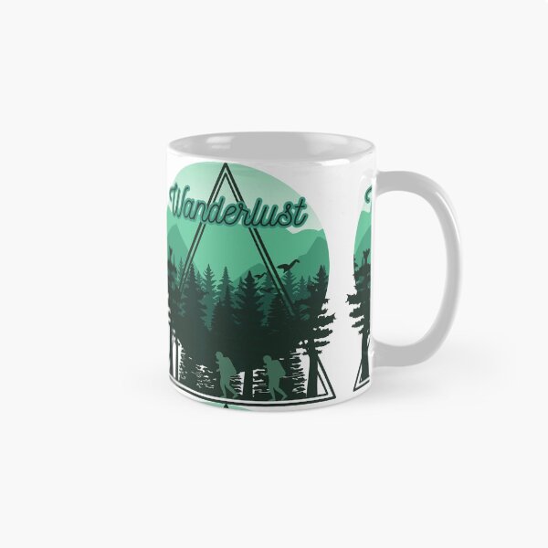 Item preview, Wanderlust, trekking hiking lovers gift designed and sold by AmazingEcraft.
