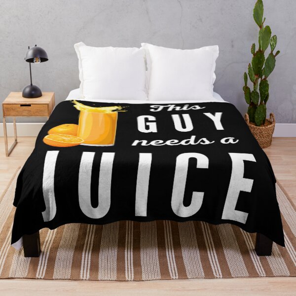 Item preview, This guy needs a juice. Illustration. White text. Capitals and lower case. designed and sold by JellyBeenzz.