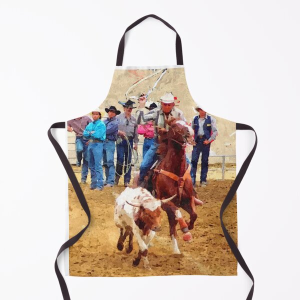 Item preview, THIS IS HOW COW ROPING IS DONE, BOYS Steve Yellowbear Rodeo Art C2020 designed and sold by SteveYellowbear.