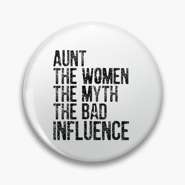 Item preview, Aunt The Woman The Myth The Bad Influence Vintage Funny Women Bithday Gift  designed and sold by ZETTIF ⭐⭐⭐⭐⭐.