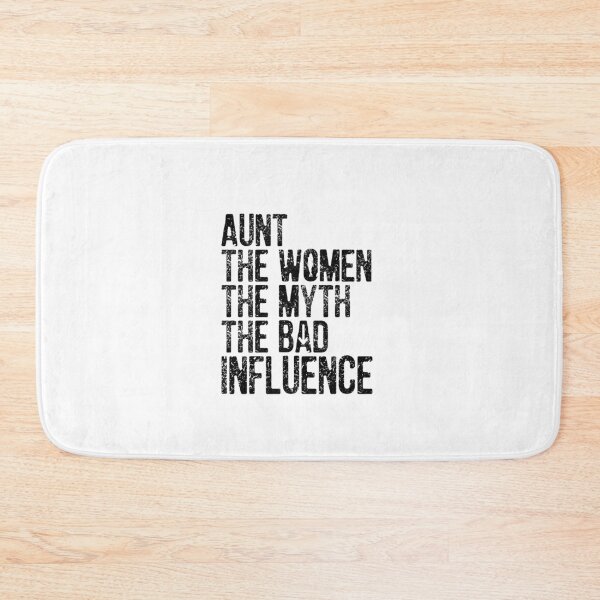 Item preview, Aunt The Woman The Myth The Bad Influence Vintage Funny Women Bithday Gift  designed and sold by ZETTIF ⭐⭐⭐⭐⭐.