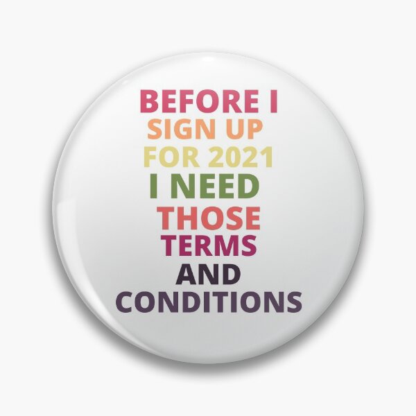 Item preview, before i sign up for 2021 i need those terms and conditions designed and sold by BousboulaStorie.