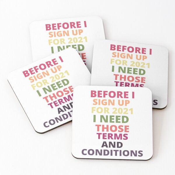Item preview, before i sign up for 2021 i need those terms and conditions designed and sold by BousboulaStorie.