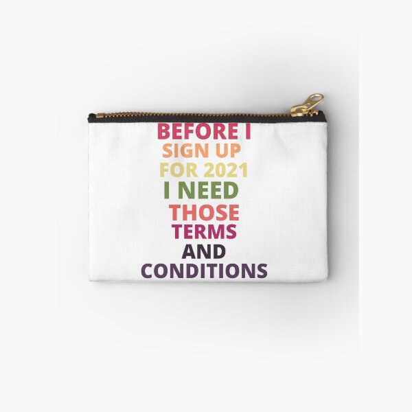 Item preview, before i sign up for 2021 i need those terms and conditions designed and sold by BousboulaStorie.