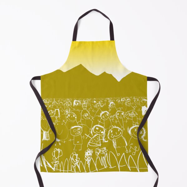 Item preview, Kids Art Crowd Yellow designed and sold by Quooki.