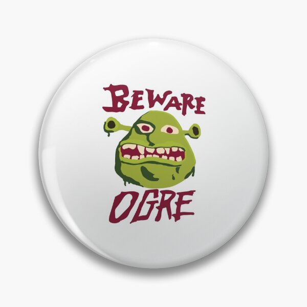 Item preview, Beware Ogre Shrek Sign designed and sold by SparkyDesign.