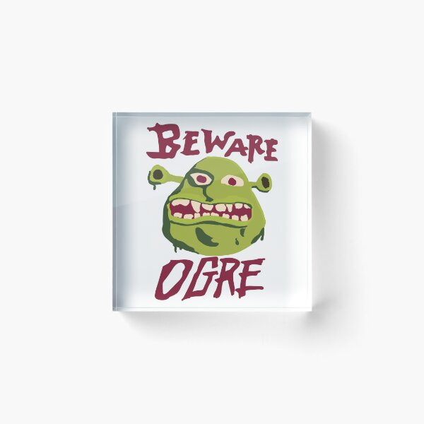 Item preview, Beware Ogre Shrek Sign designed and sold by SparkyDesign.