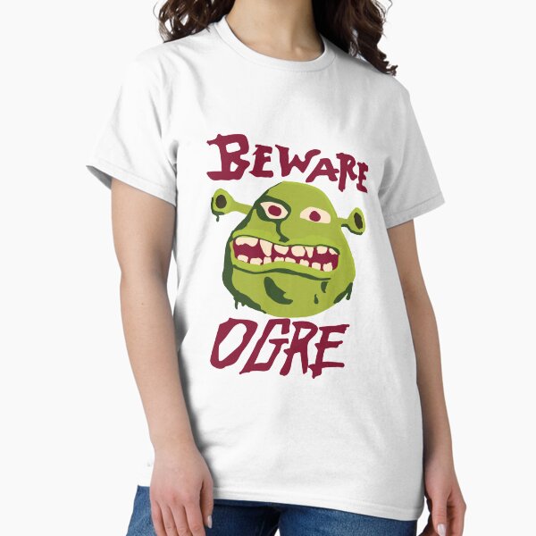 Artikel-Vorschau von Vorsicht vor Oger-Shrek-Schild, designt und verkauft von SparkyDesign.