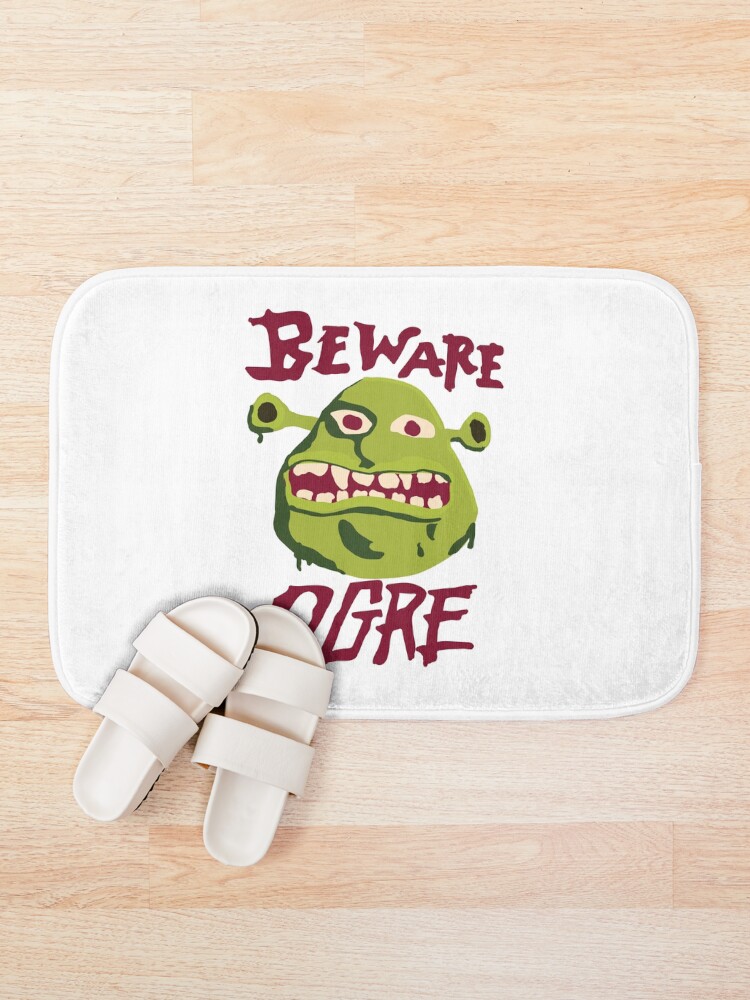 Bathroom Rug Carpet Mat, Shrek Bathroom, Shrek Doormat, Door Mat Meme