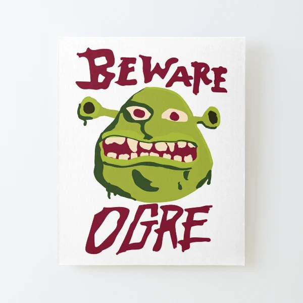 3D MULTICOLOR LOGO/SIGN - Shrek (with actual ears!)