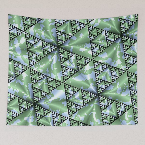 Item preview, Sierpinski Fractal Fantasy 84 designed and sold by Manny Lorenzo.