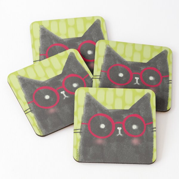 Item preview, Nerdy The Cat designed and sold by blushingmeow.
