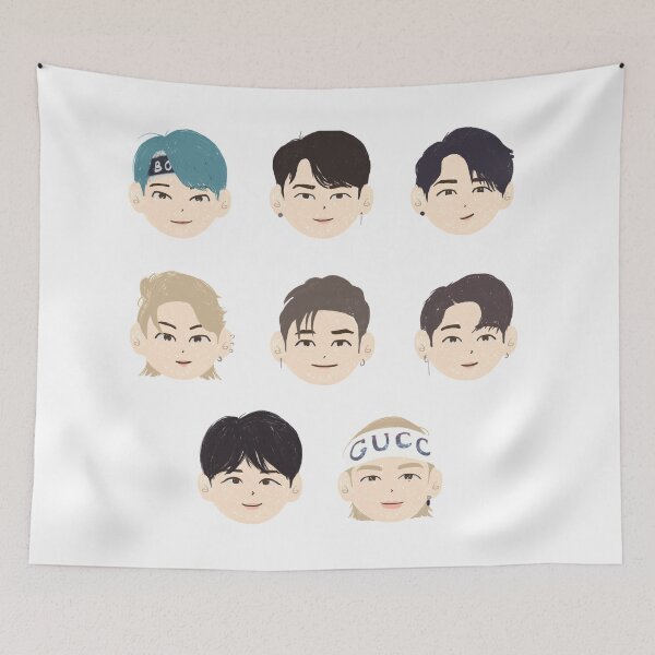 Item preview, Stray Kids Chibi All Members designed and sold by HelloHallyu.