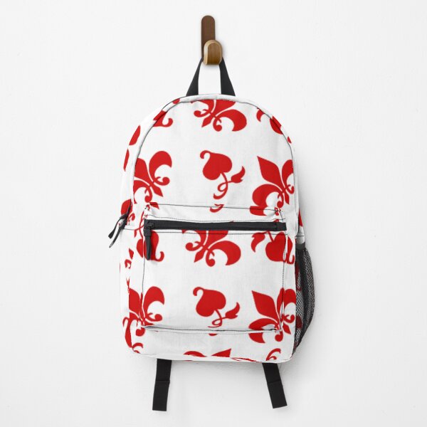 Item preview, red patterns on white background designed and sold by Olha Volokhova.
