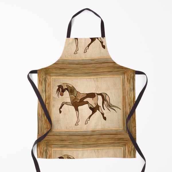 Item preview, Neutral shades woodcut horse design designed and sold by AnnaB264.
