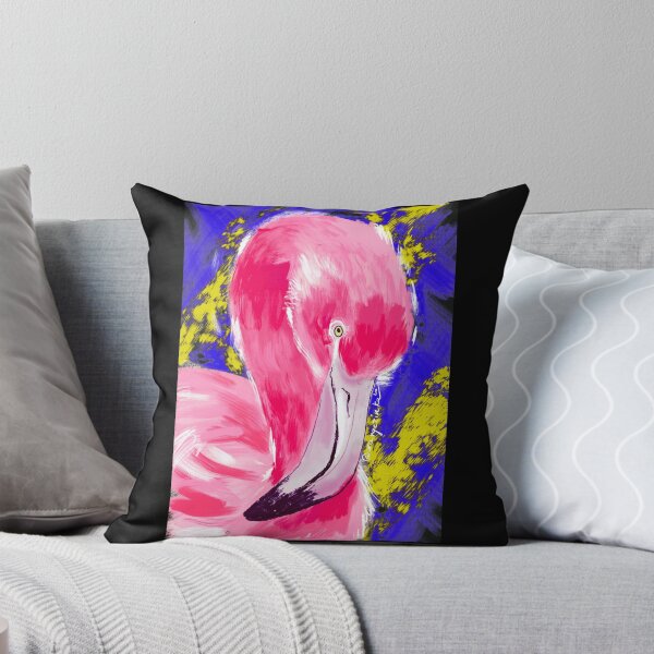 Item preview, Neon flamingo modern disco art designed and sold by orangerinka.
