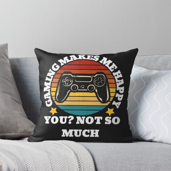 Item preview, gaming makes me happy you? not so much. designed and sold by UnboundFull.