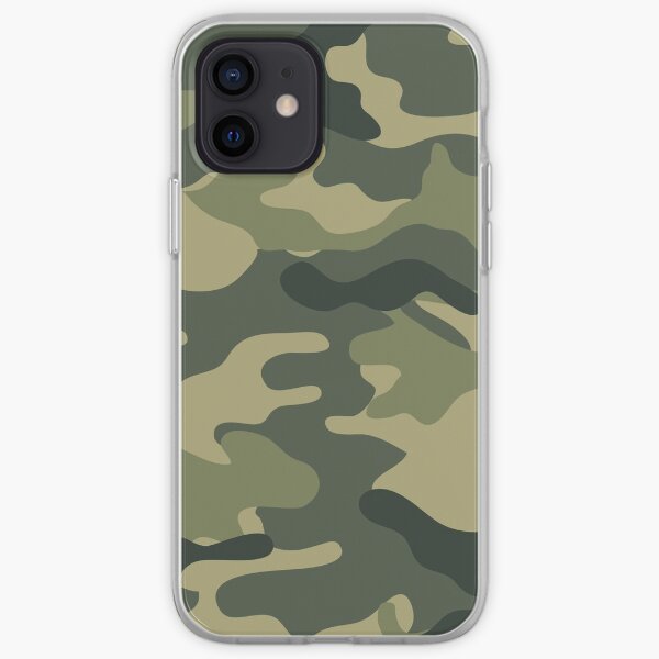 Camo khaki iPhone Soft Case