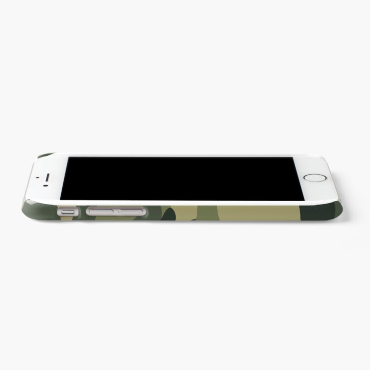 Alternate view of Camo khaki iPhone Case & Cover